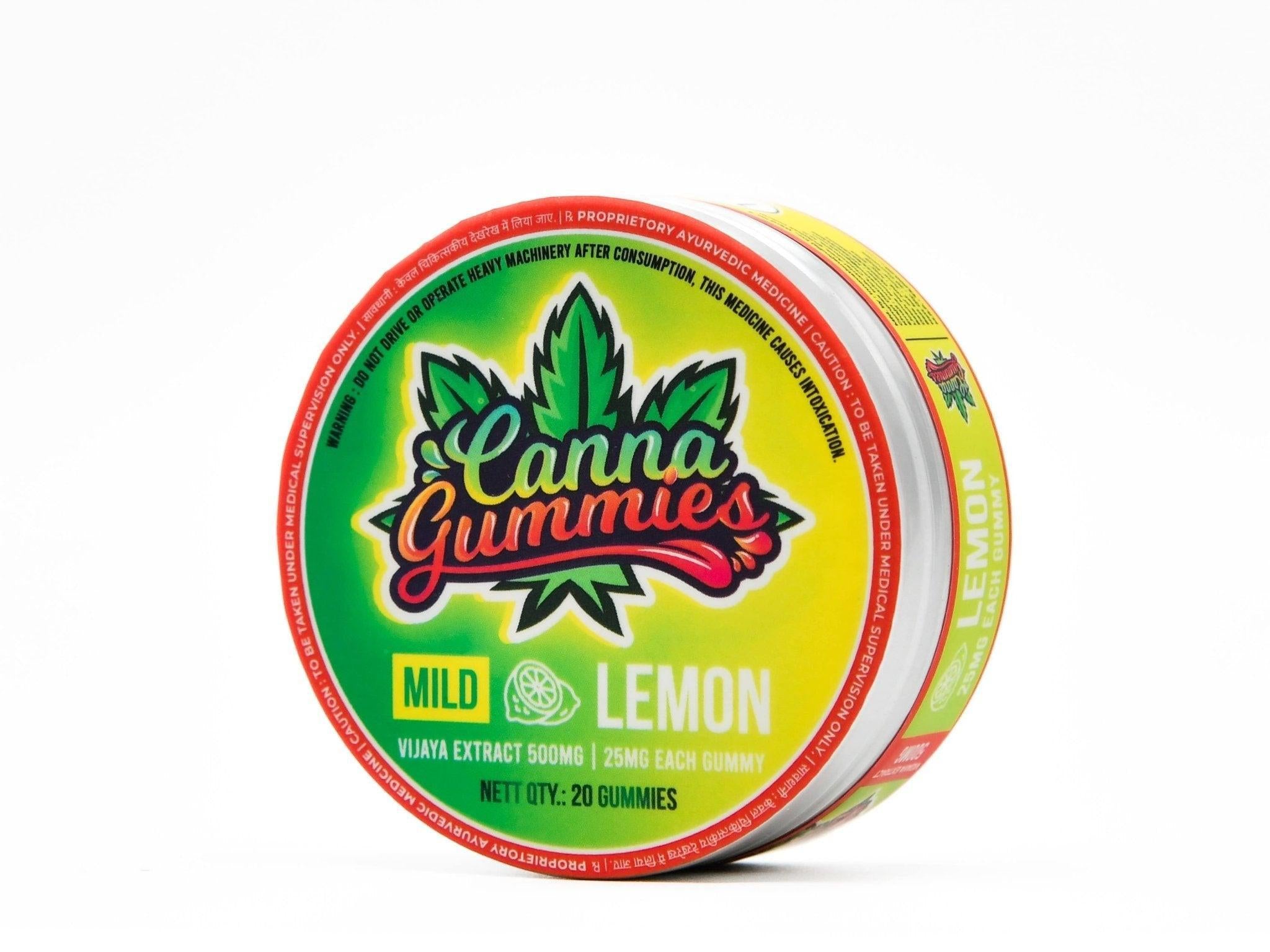 Canna Gummies - Cannabis Infused Gummies 1:1 - Lemon.