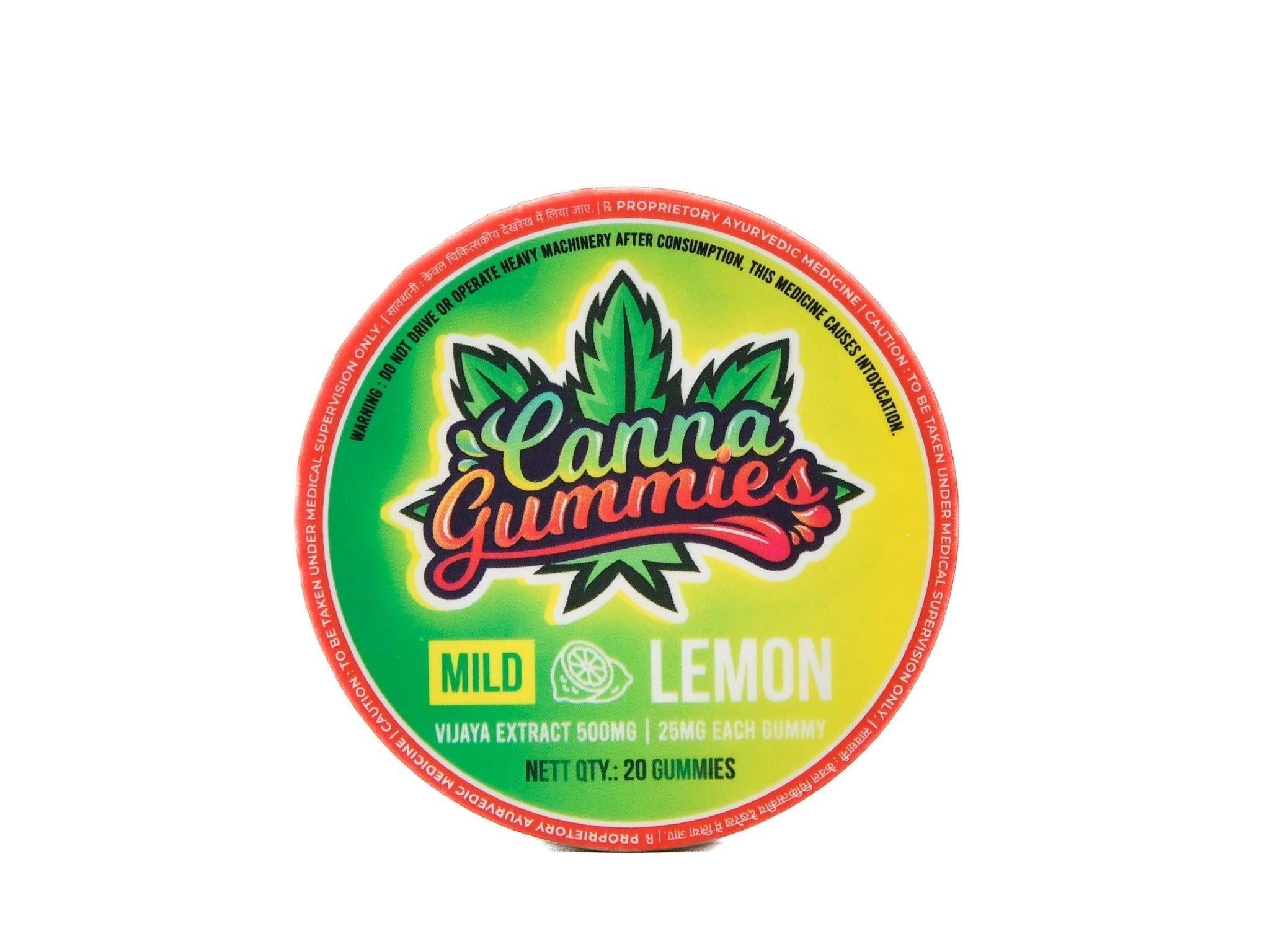 Canna Gummies - Cannabis Infused Gummies 1:1 - Lemon.