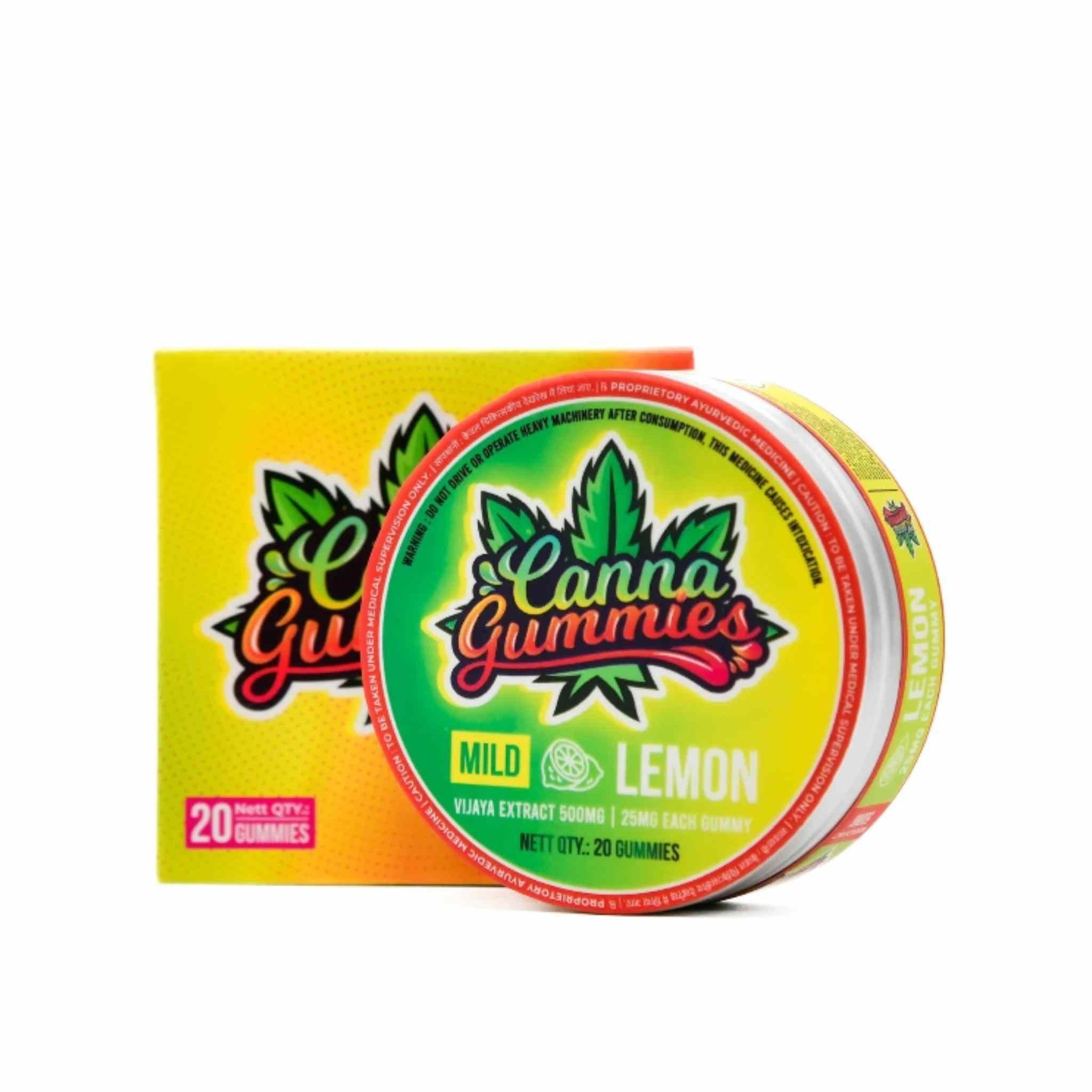 Canna Gummies - Cannabis Infused Gummies 1:1 - Lemon.