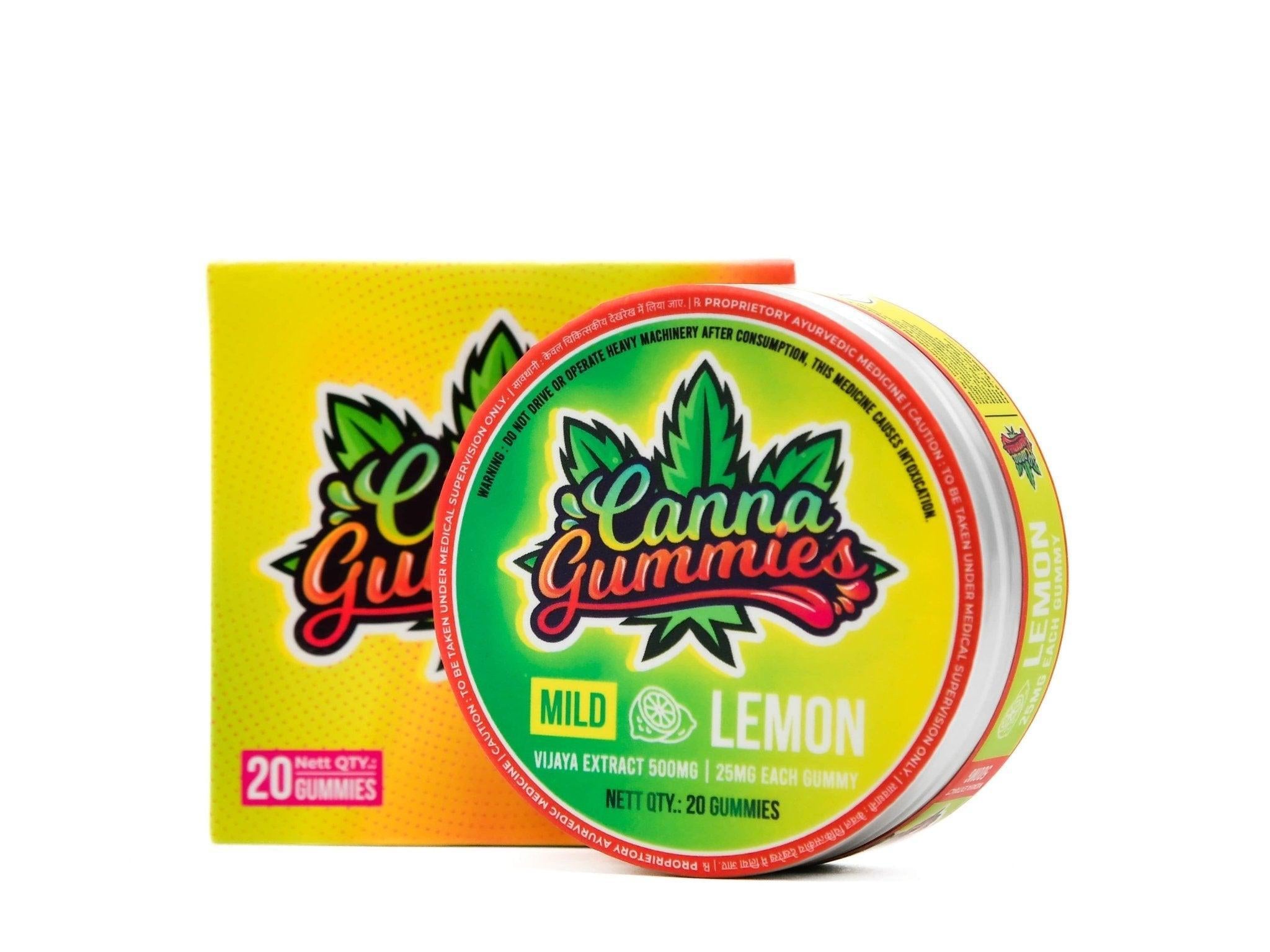 Canna Gummies - Cannabis Infused Gummies 1:1 - Lemon.