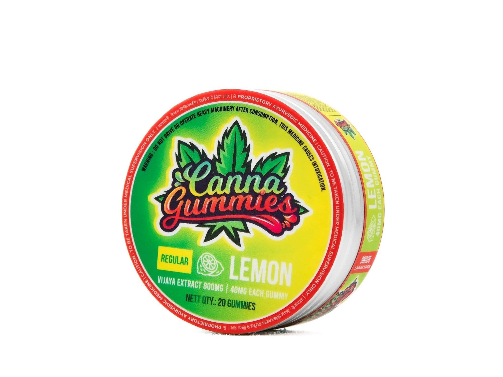 Canna Gummies - Cannabis Infused Gummies 1:1 - Lemon.