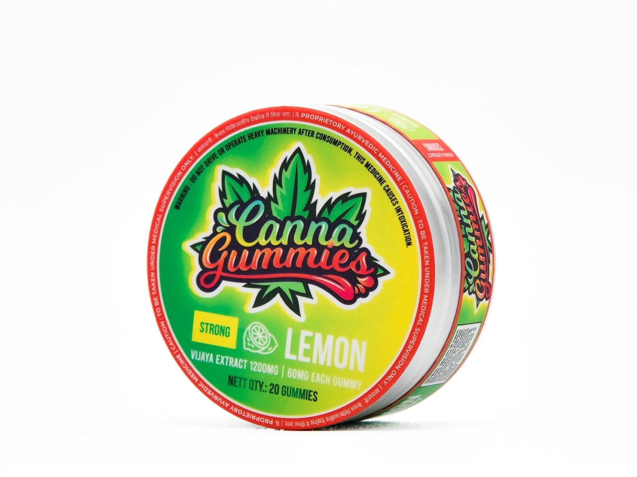 Canna Gummies - Cannabis Infused Gummies 1:1 - Lemon.