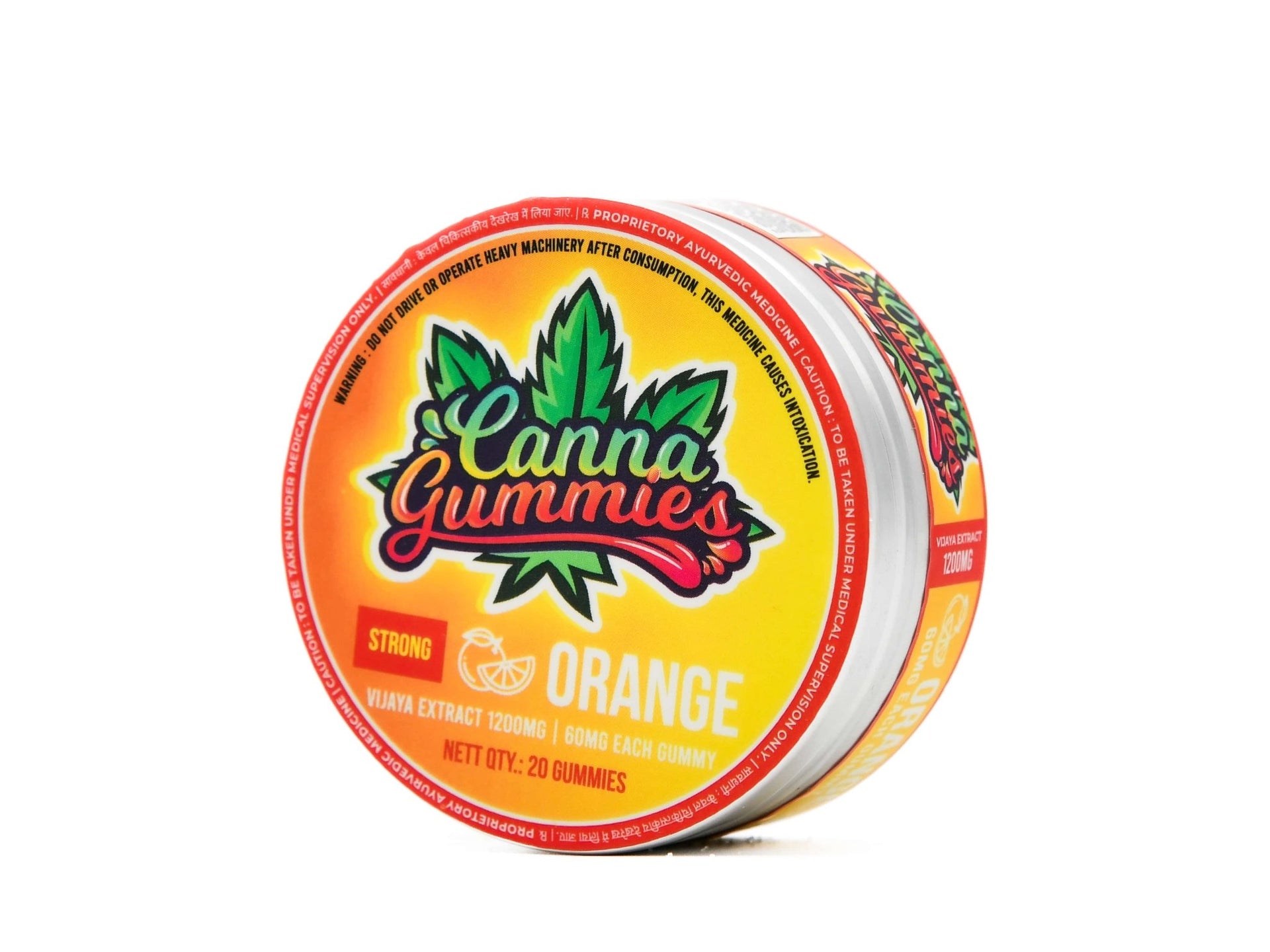 Canna Gummies - Cannabis Infused Gummies 1:1 - Orange - CBD Store India