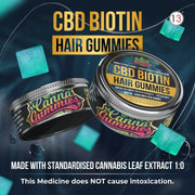 Canna Gummies - CBD + Biotin Hair Gummies 20 Pcs - CBD Store India
