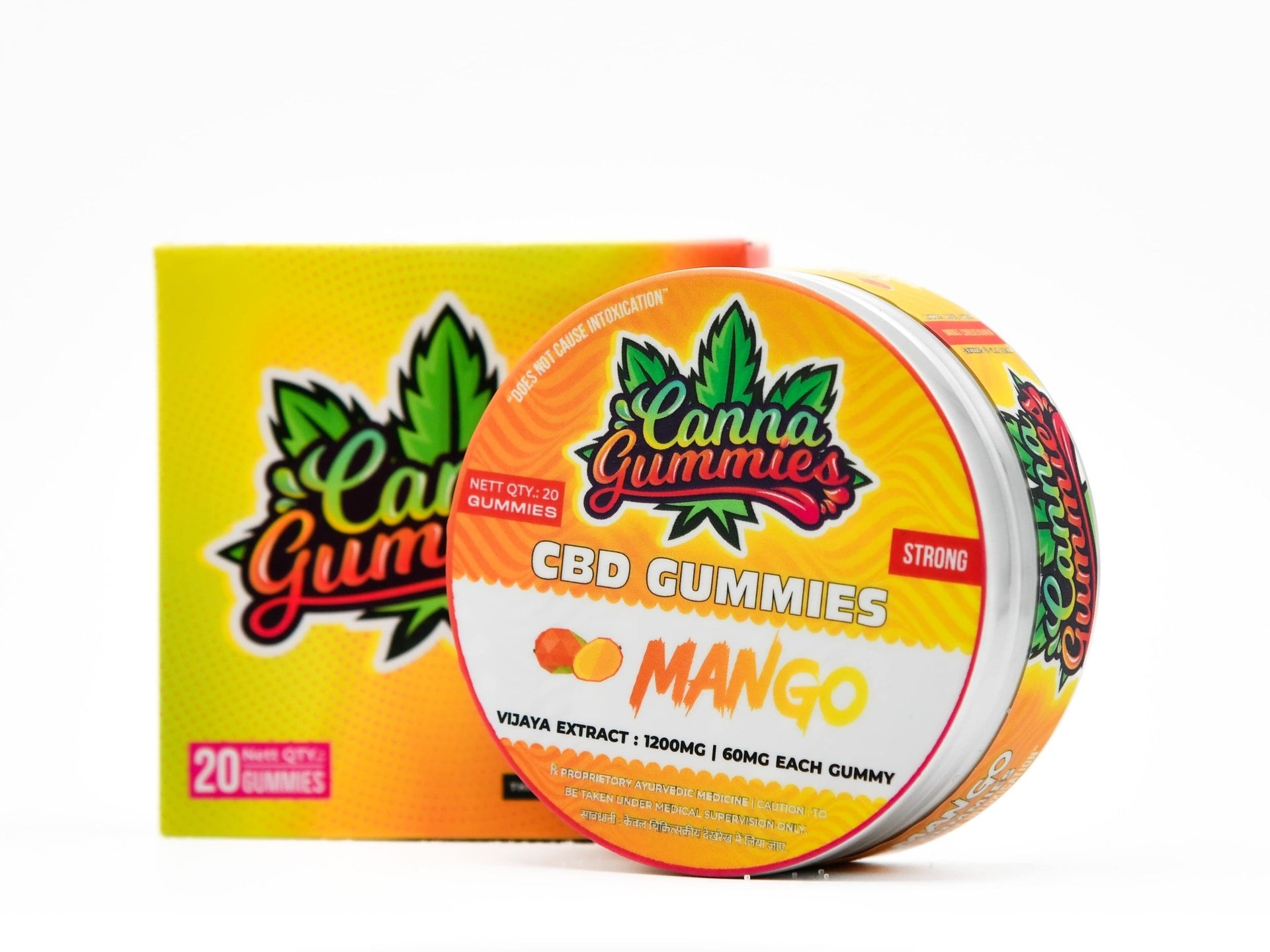 Canna Gummies – CBD Gummies 1:0 - Mango - CBD Store India