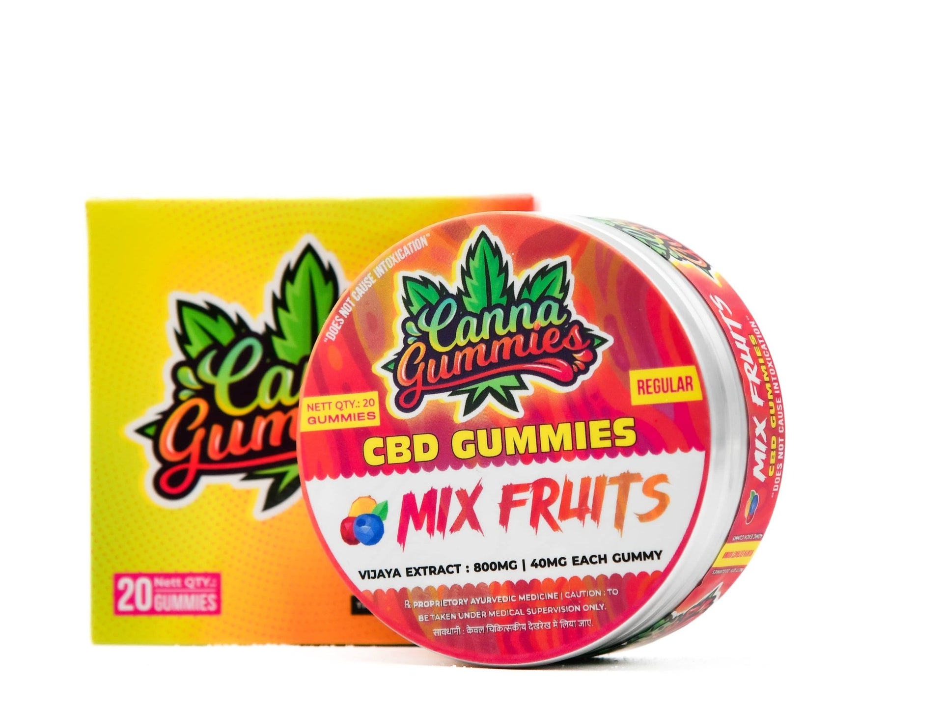 Canna Gummies – CBD Gummies 1:0 - Mix Fruits - CBD Store India