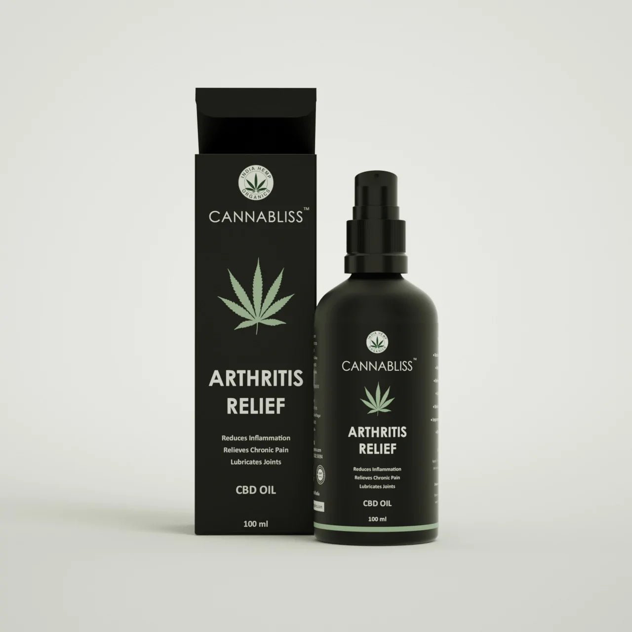 Cannabliss Arthritis Relief | Ayurvedic Medicinal Oil | Topical - CBD Store India