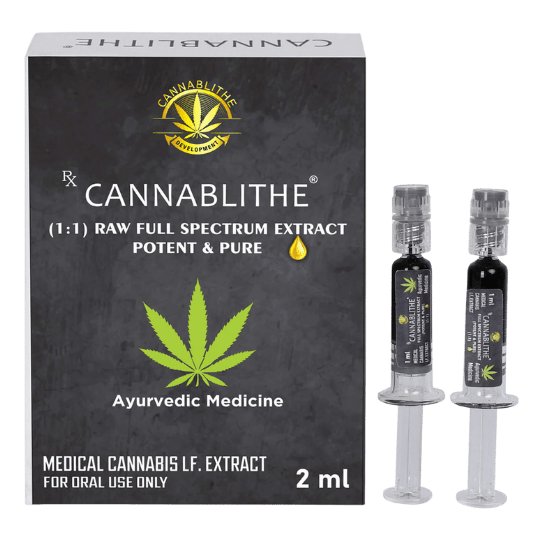 CannaBlithe (1:1) Raw Full Spectrum Medical Cannabis Extract - CBD Store India