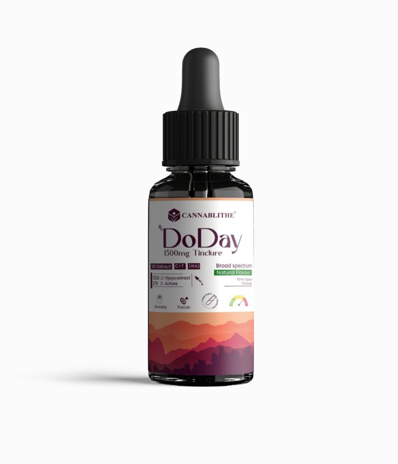 CannaBlithe DoDay 1500mg Tincture 10:1 CBD:THC (10ml ) - CBD Store India