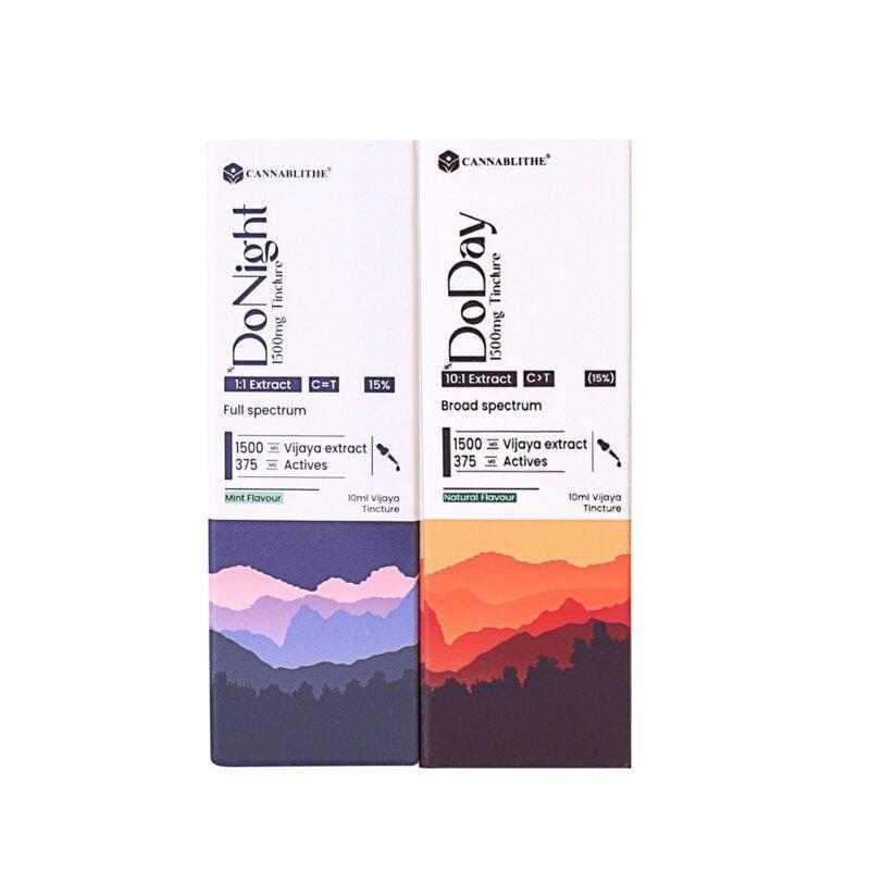 CannaBlithe DoDay/DoNight 1500mg Tincture Balanced AM/PM combo.