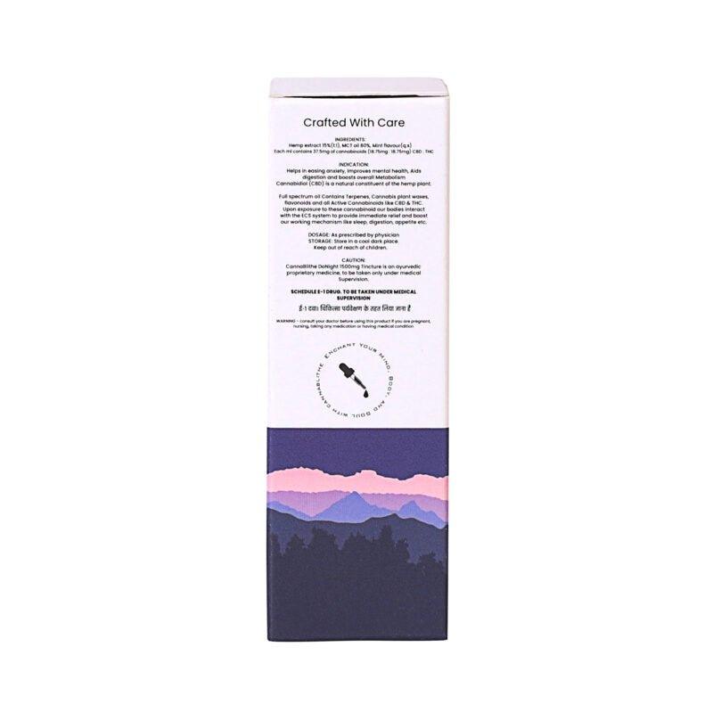CannaBlithe DoNight 1500mg Tincture 1:1 CBD:THC (10ml )CBD Oil Tinctures