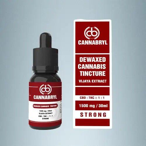 Cannabryl - Dewaxed Medical Cannabis Tincture 1:1 1500mg.