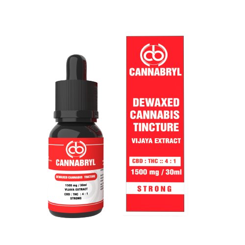 Cannabryl - Dewaxed Vijaya Tincture 4:1 1500mg - CBD Store India