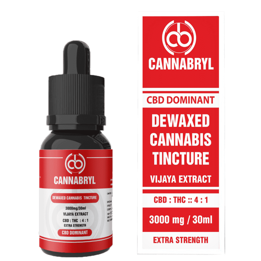 Cannabryl - Dewaxed Vijaya Tincture 4:1 3000mg - CBD Store India