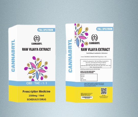 Cannabryl - Raw Vijaya Extract 1:1 | 2500mg CannabinoidsVijaya ExtractCannabryl - Raw Vijaya Extract 1:1 | 2500mg Cannabinoids