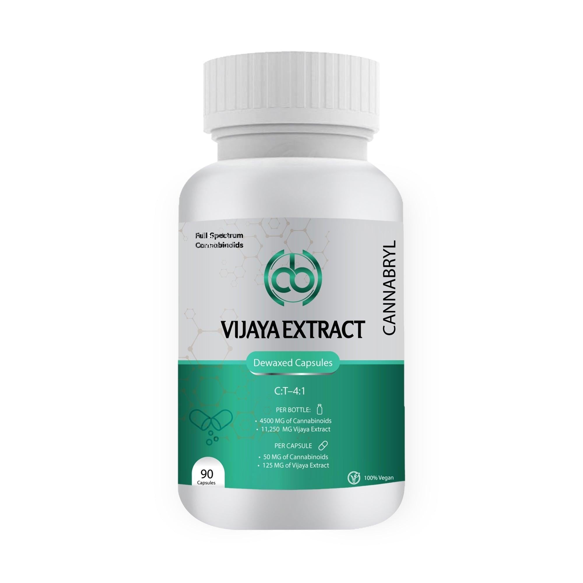 Cannabryl - Ayurvedic Medical Cannabis Dewaxed Extract Capsules.