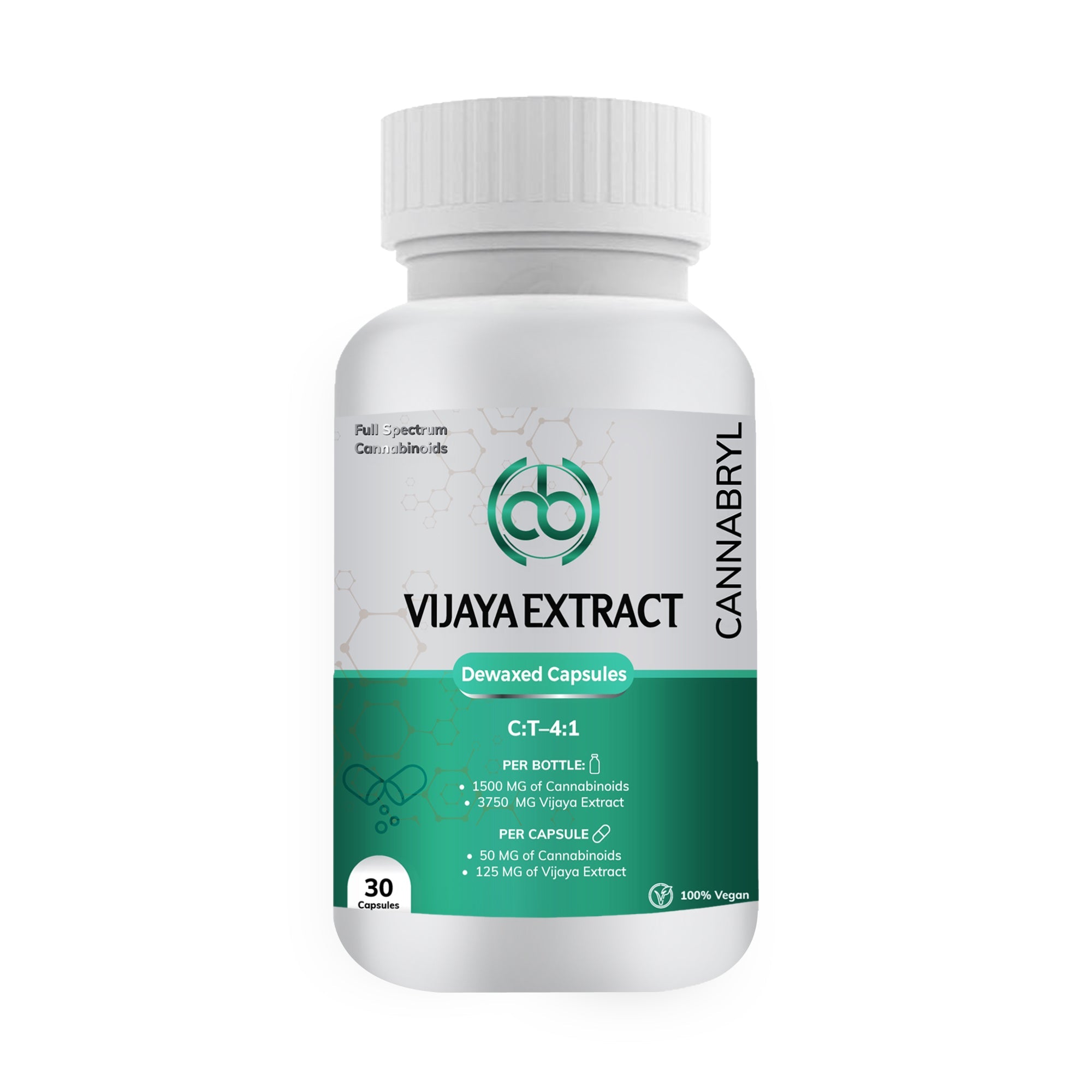 Cannabryl - Vijaya Dewaxed Extract Capsules - CBD Store India