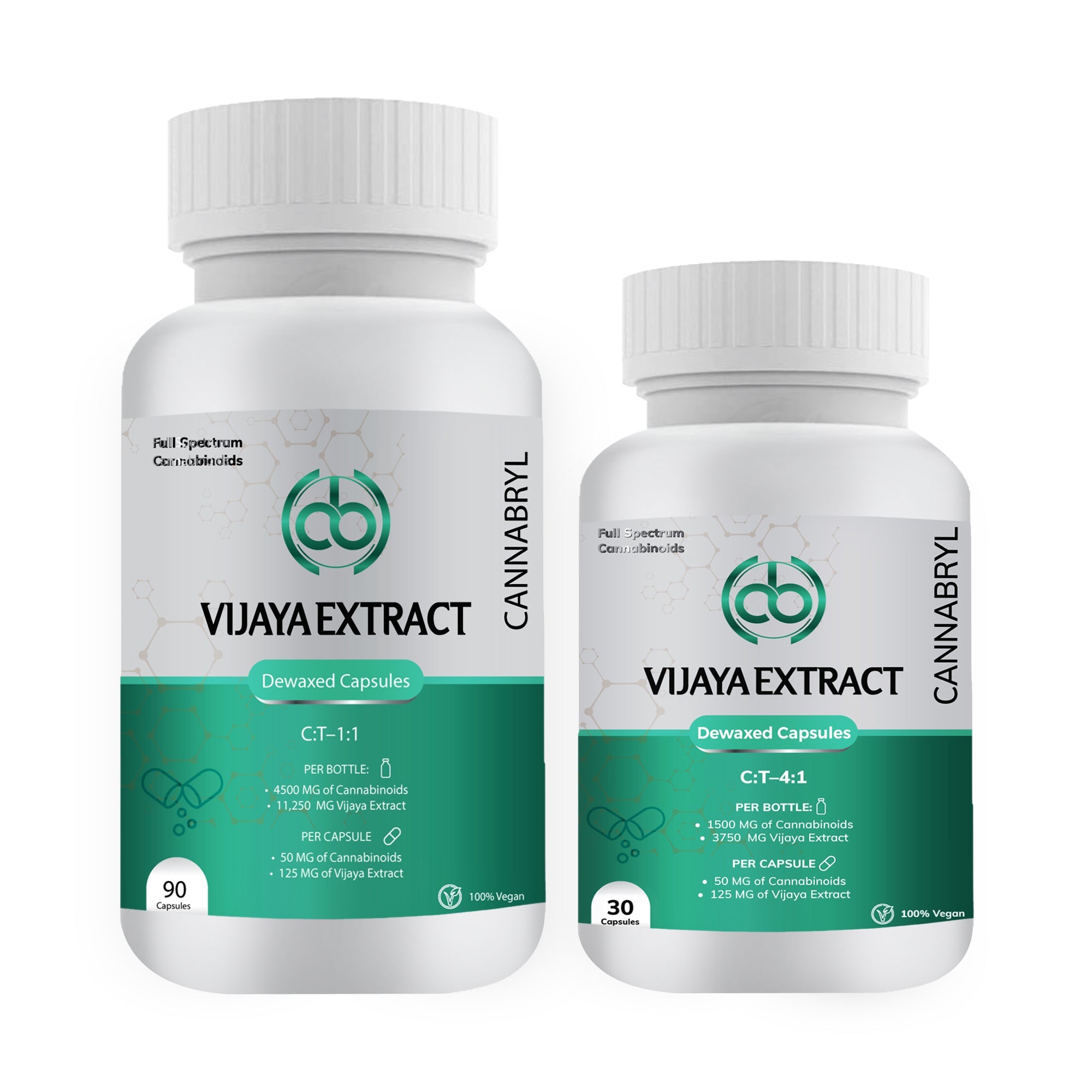 Cannabryl - Vijaya Dewaxed Extract Capsules - CBD Store India