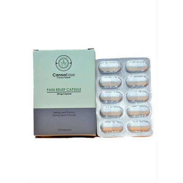 Cannaease Medical Cannabis Pain Relief Capsules (RX) 10-30 Cap (For Oral Consumption) - CBD Store India