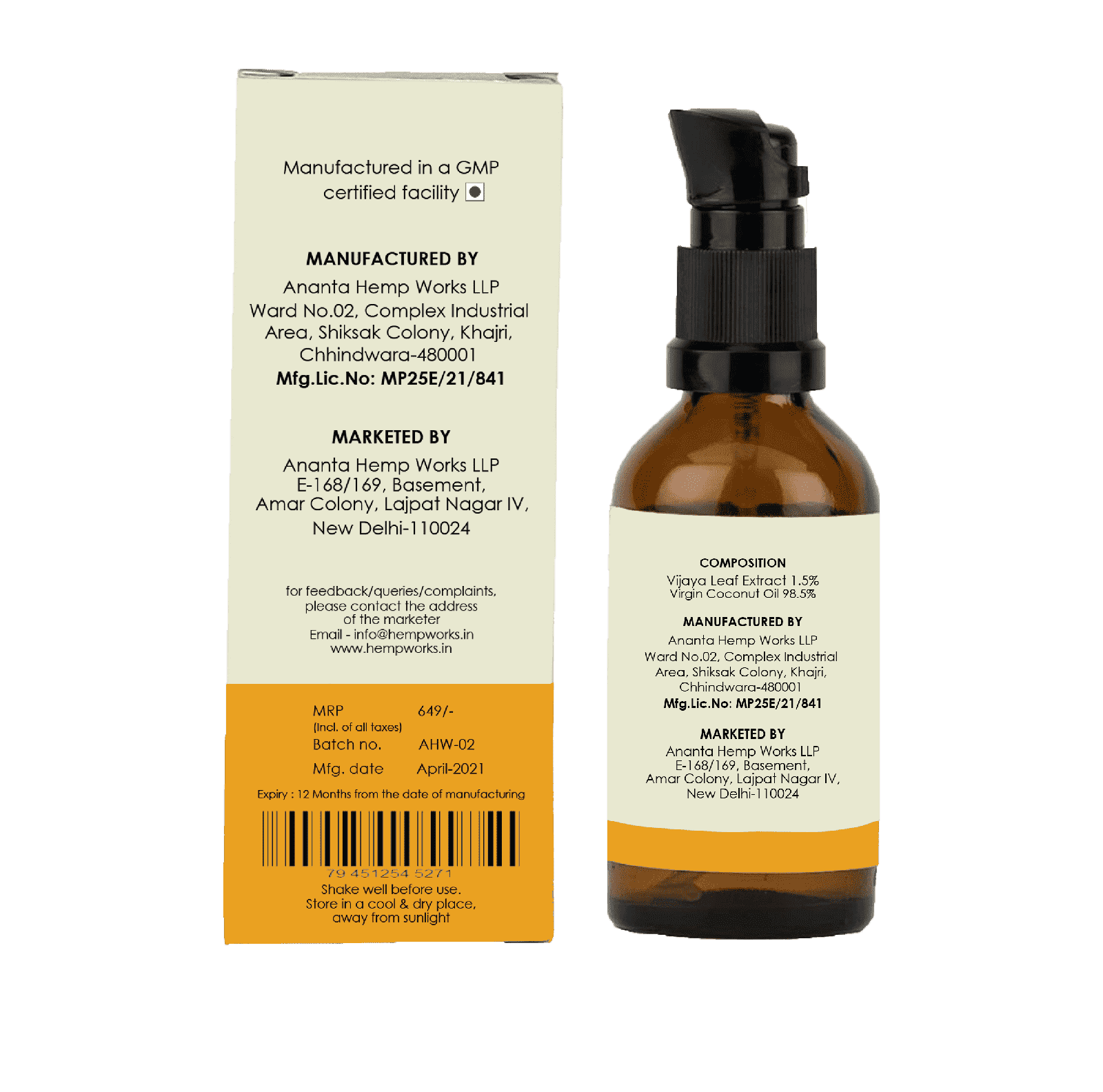 CannaEase Skin Protect Cannabis Lotion - CBD Store India