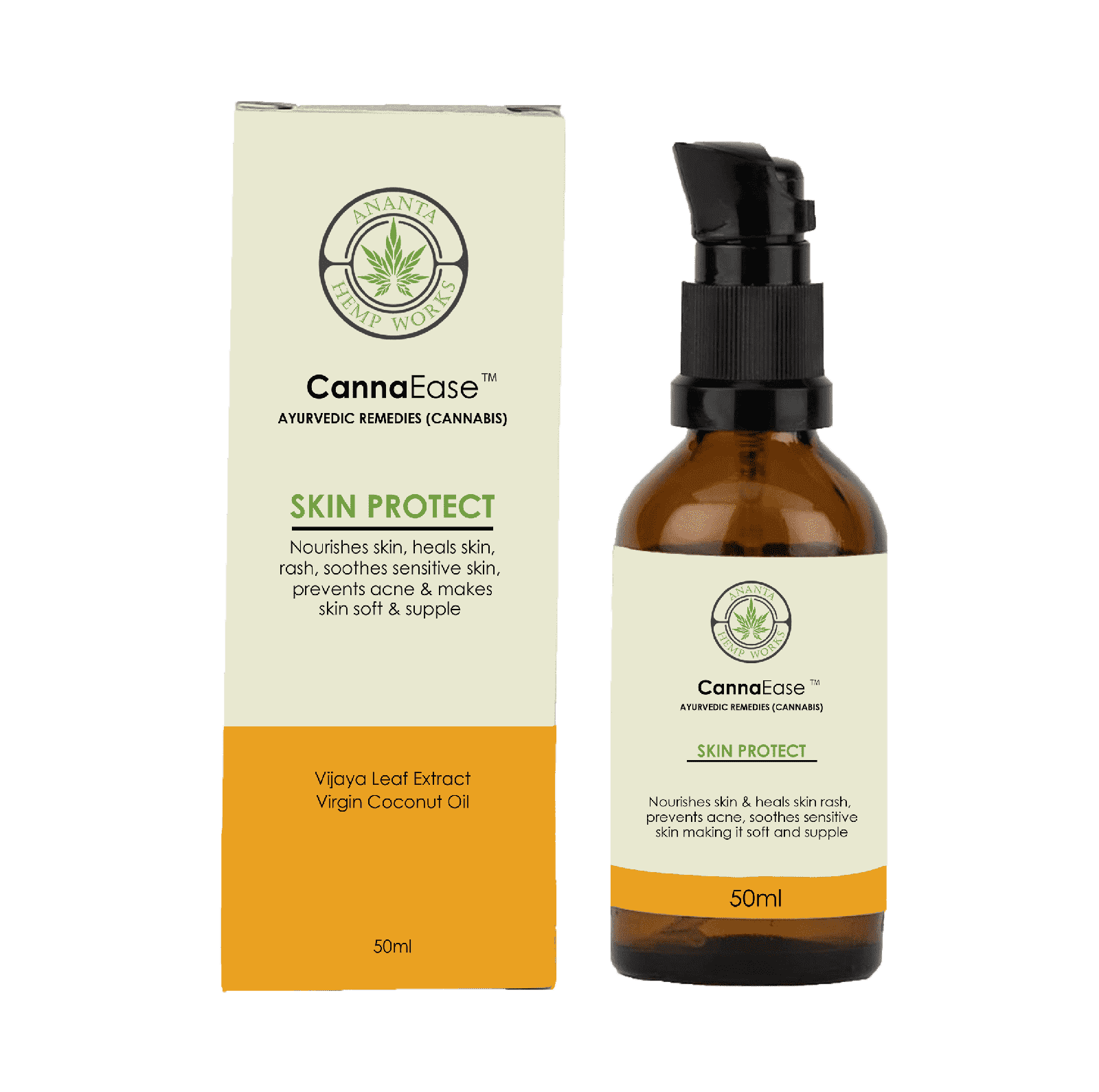 CannaEase Skin Protect Cannabis Lotion - CBD Store India