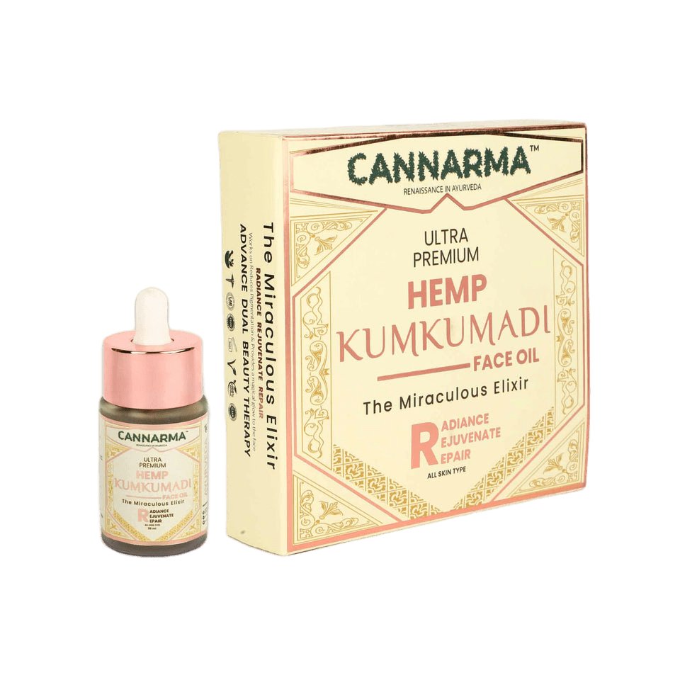 Cannarma - Hemp Kumkumadi Face Oil - CBD Store India