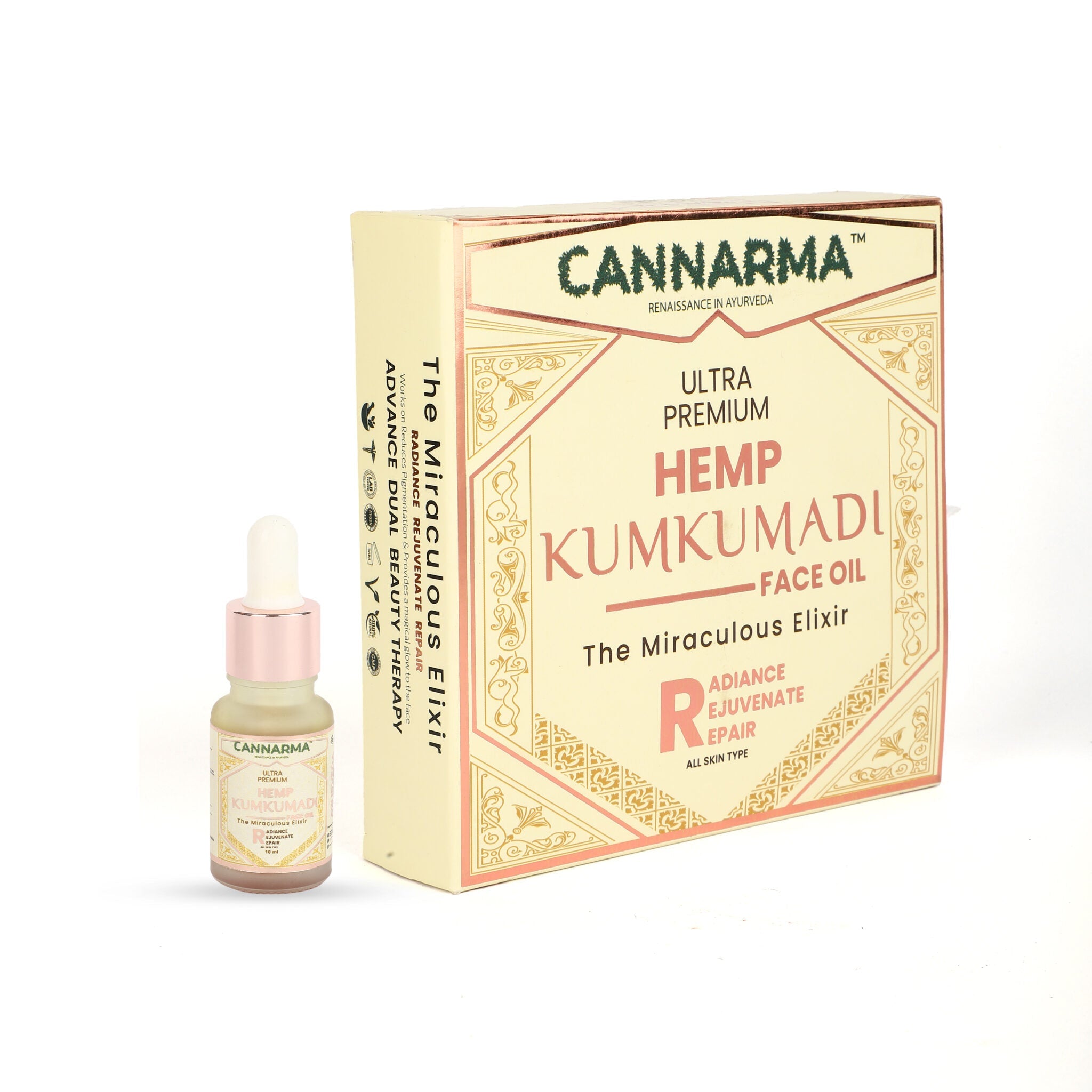  Hemp Kumkumadi Face Oil - CBD Store India