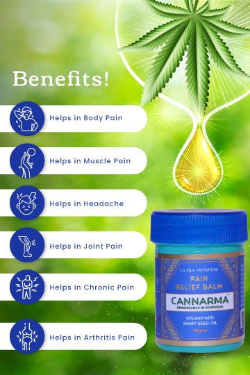 Cannarma ULTRA PREMIUM Pain Relief Balm - CBD Store India