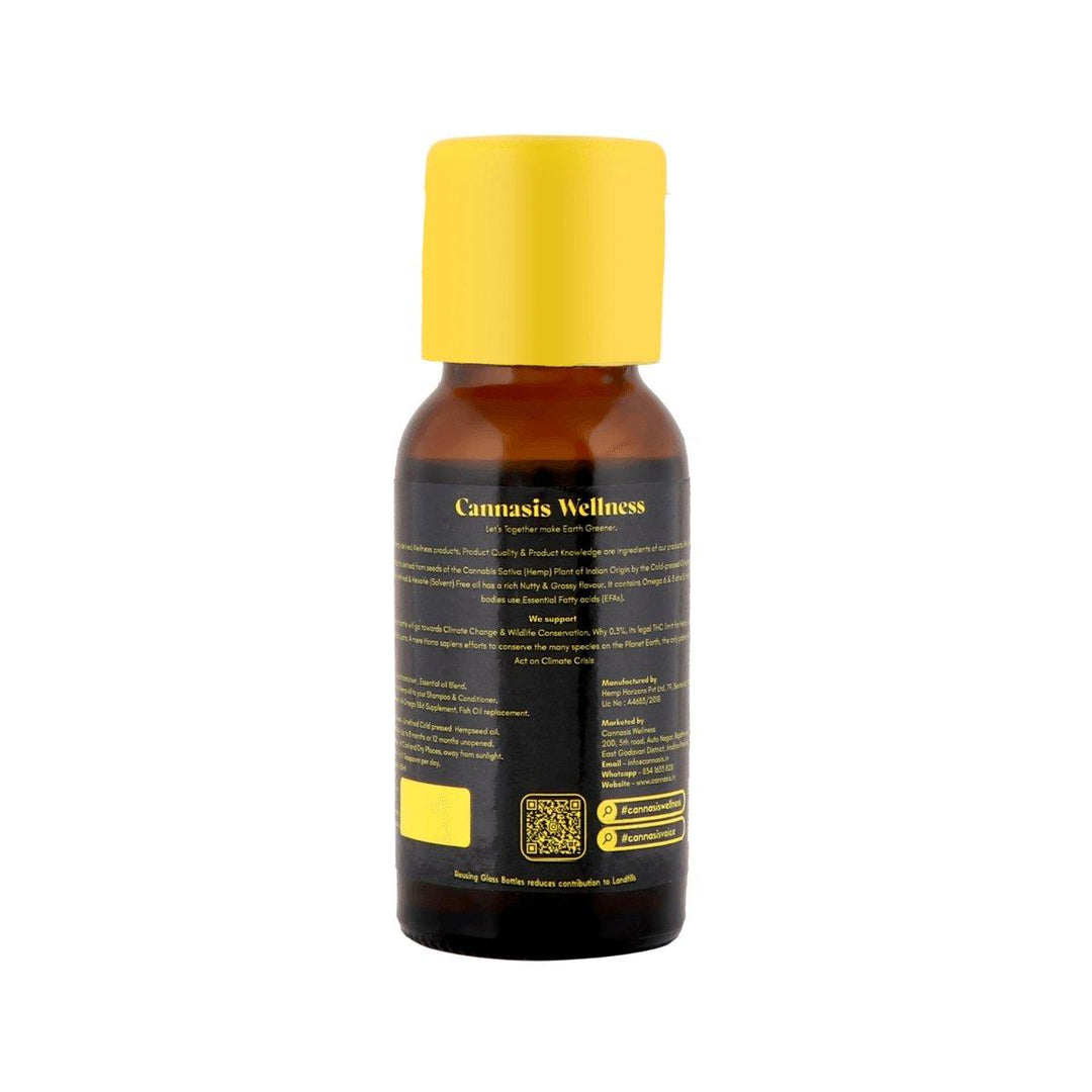Cannasis Wellness Hemp Oil (Seeds) - 30ml (35% Discount)Hemp oilCannasis Hemp Oil | Multipurpose Health Oil | Boosts Skin and Hair Health