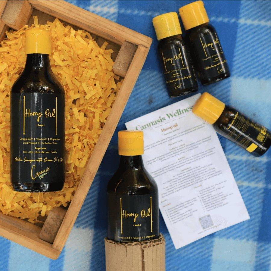 Cannasis Wellness Hemp Oil (Seeds) - 30ml (35% Discount)Hemp oilCannasis Hemp Oil | Multipurpose Health Oil | Boosts Skin and Hair Health