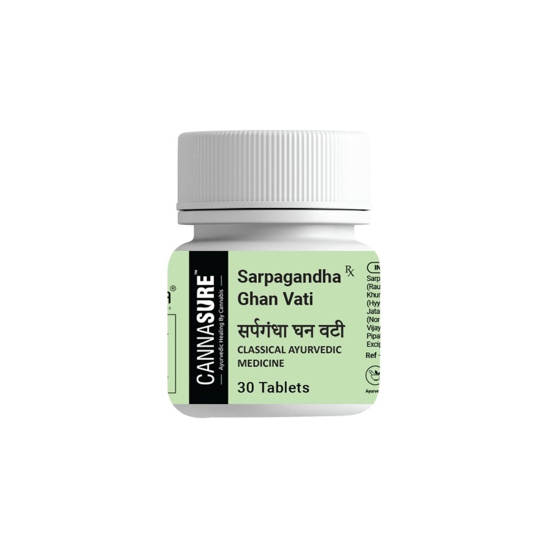 Cannasure - Sarpagandha Ghan Vati - CBD Store India