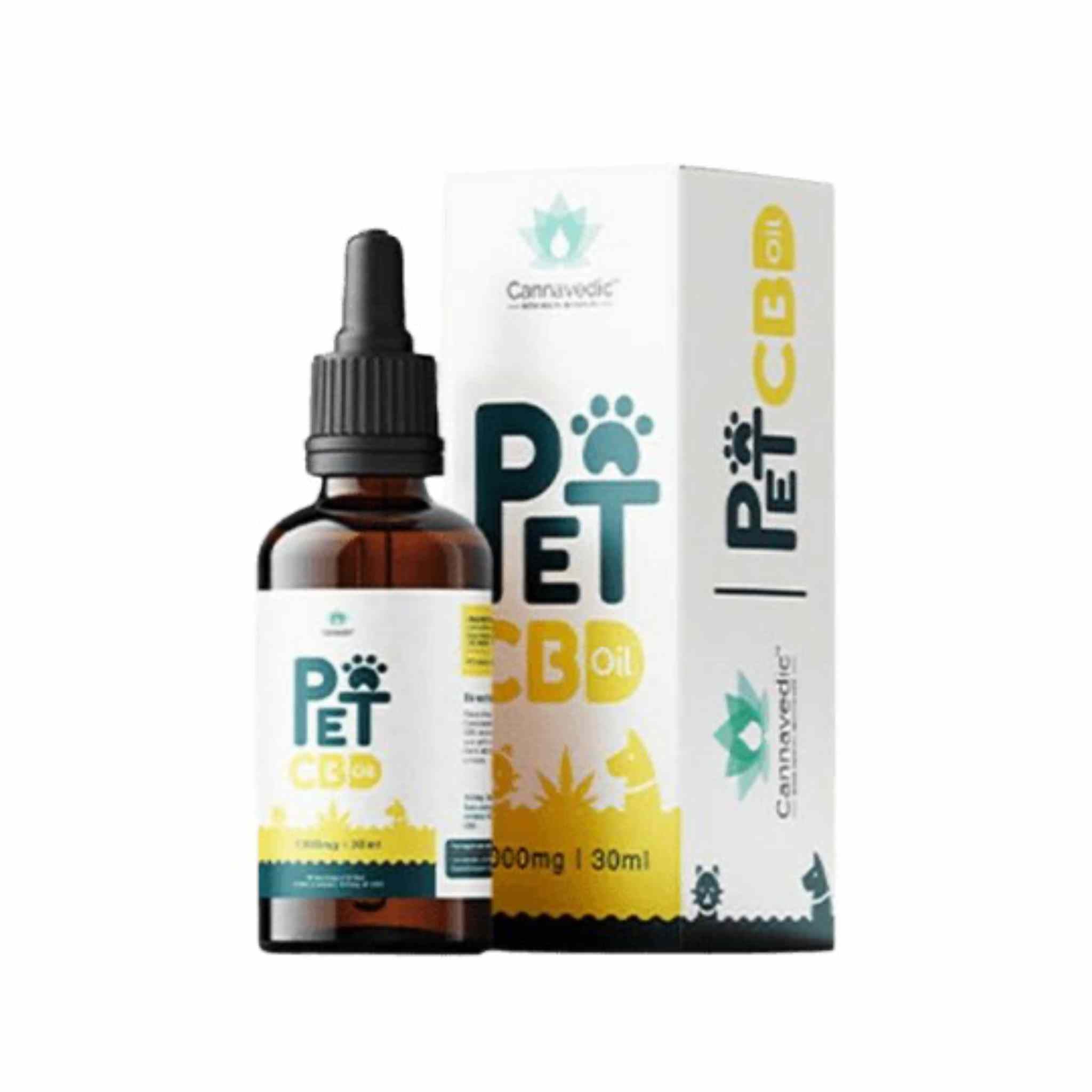 Cannavedic Pet CBD oil 1000mg 30ml - CBD Store India