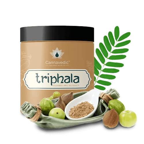 Cannavedic - Triphala Extract Capsules – Cleanse and Detoxify(60 capsules) - CBD Store India