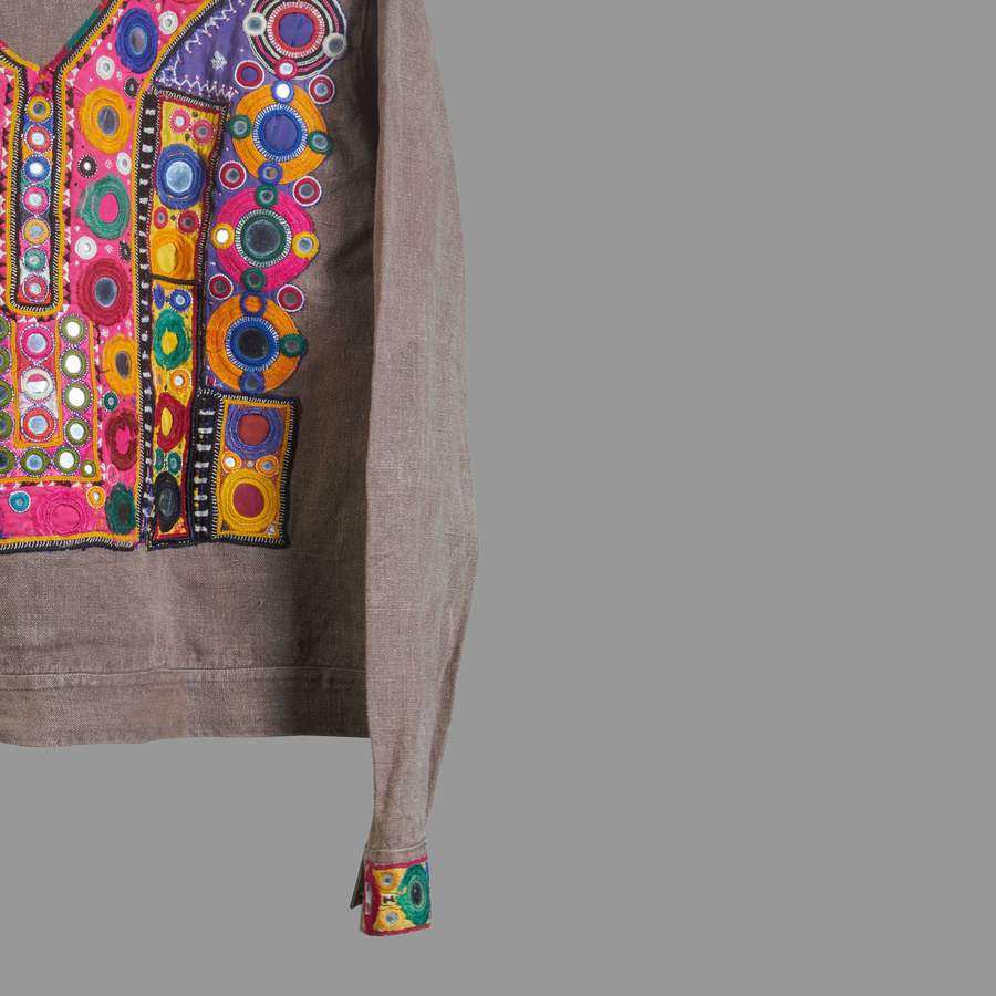 Canvas Patchwork Jacket - CBD Store India