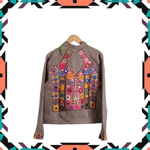 Canvas Patchwork Jacket - CBD Store India