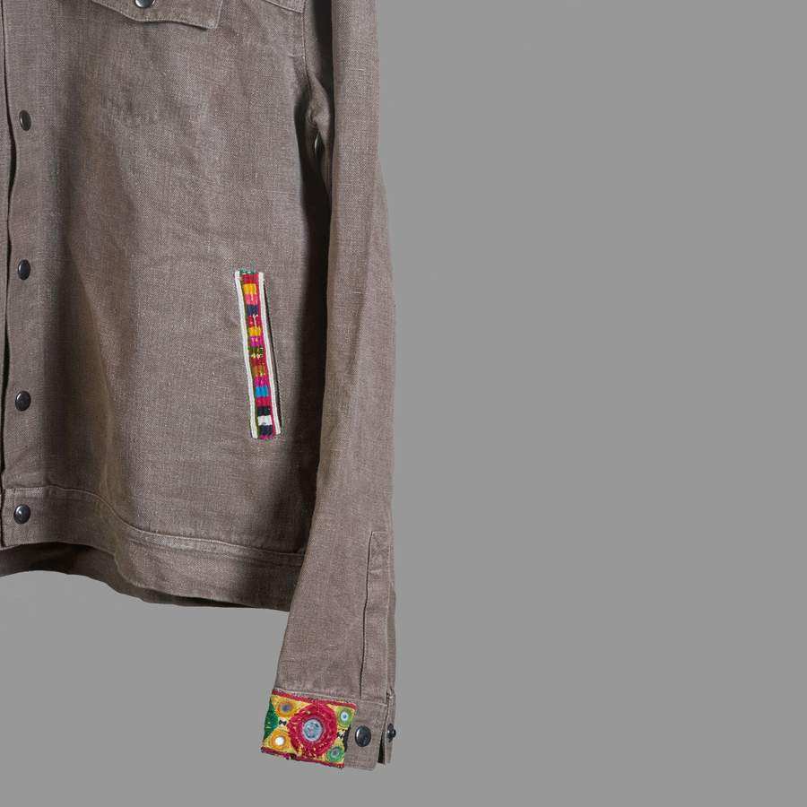 Canvas Patchwork Jacket - CBD Store India