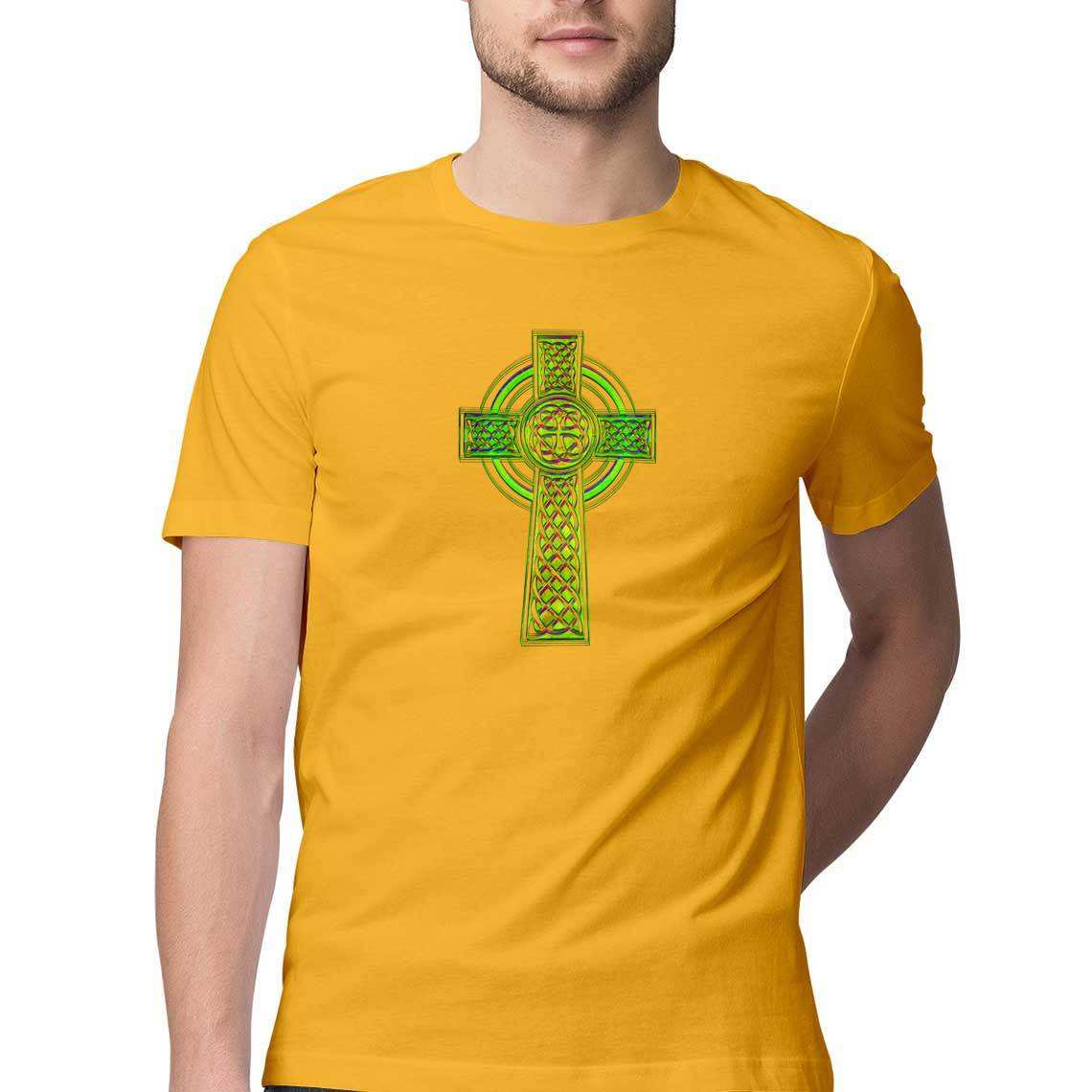 Celtic Cross Men's T-Shirt - CBD Store India