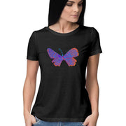 Cold Burning Heart Butterfly Women's T-Shirt - CBD Store India