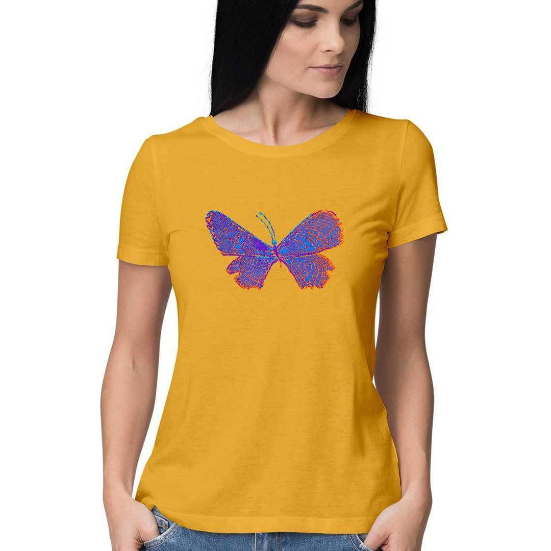 Cold Burning Heart Butterfly Women's T-ShirtClothingWomen's Graphic T-Shirt | Cotton, Casual, Exclusive Design