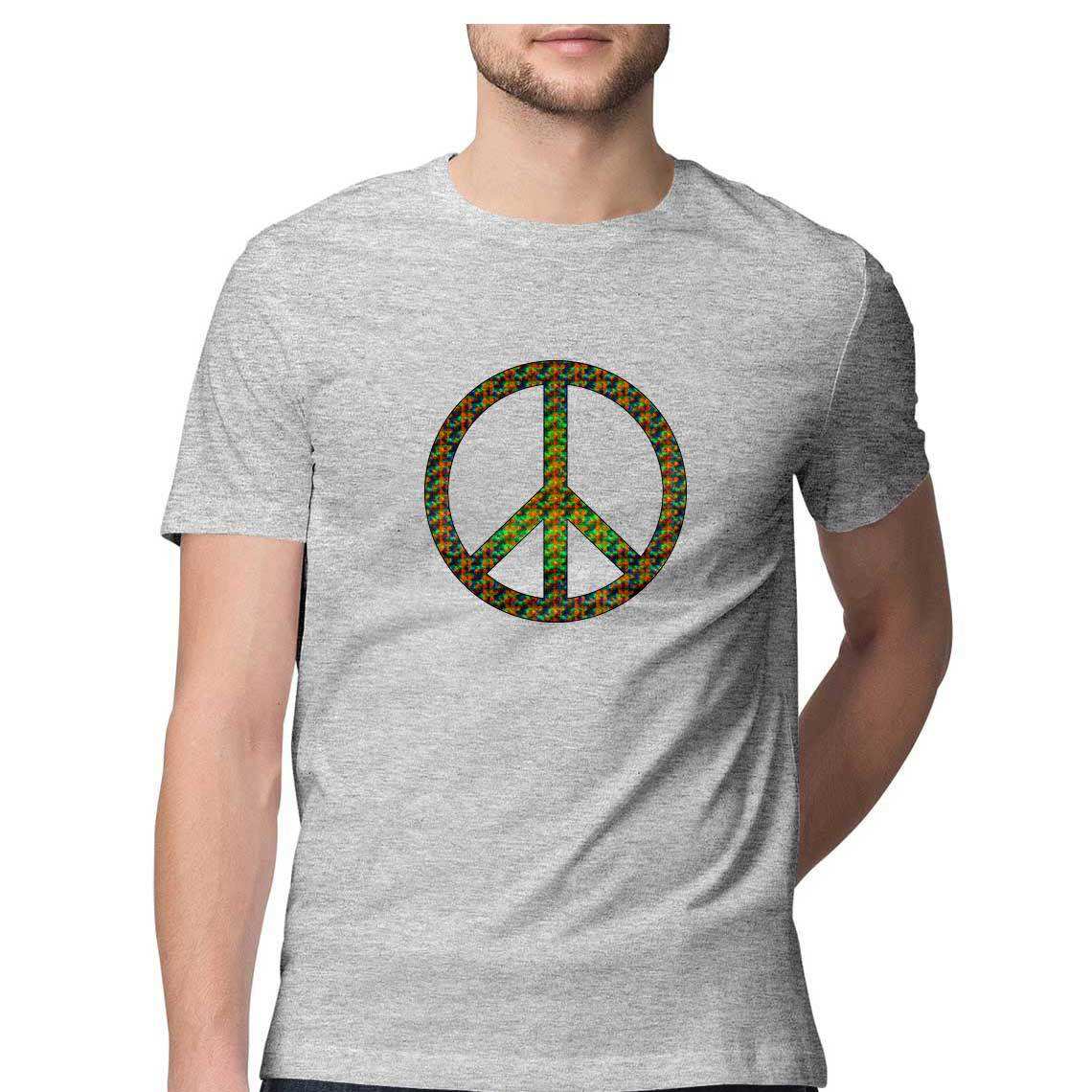 Color Me Peaceful Men's T-Shirt - CBD Store India