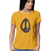 Color Me Peaceful Women's T-Shirt - CBD Store India