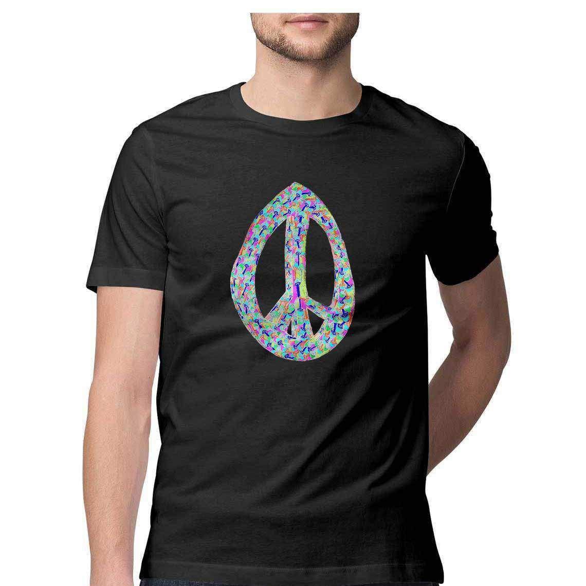 Colorfully Peaceful Graphic T-Shirt.