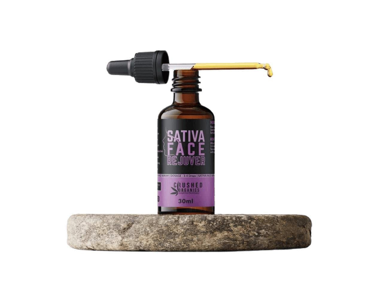 Crushed Organics Sativa Face Rejuvenator.