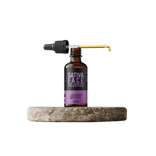 Crushed Organics Sativa Face Rejuvenator.