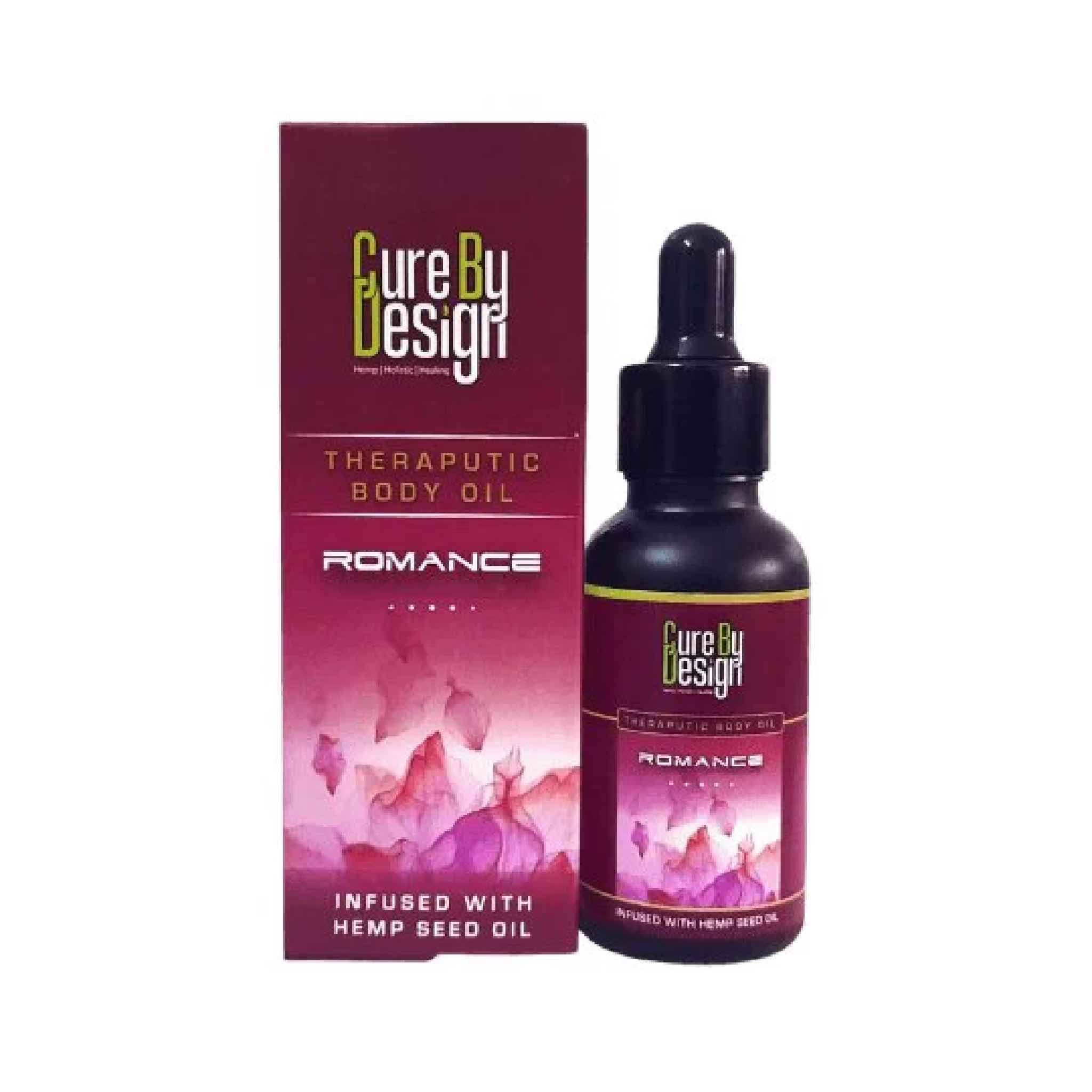 Cure By Design Blend For Romance Hemp Massage Oil - CBD Store India