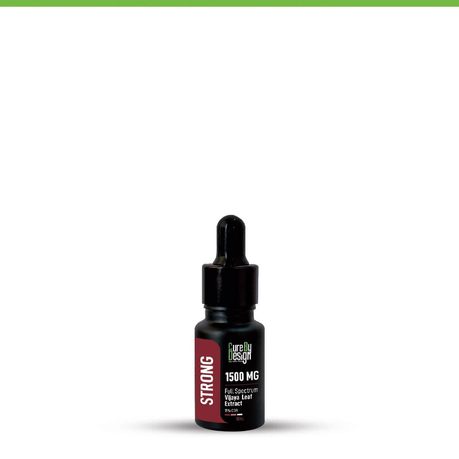 Cure By Design - Full-Spectrum Vijaya Leaf Extract, 1500 MG Strong.