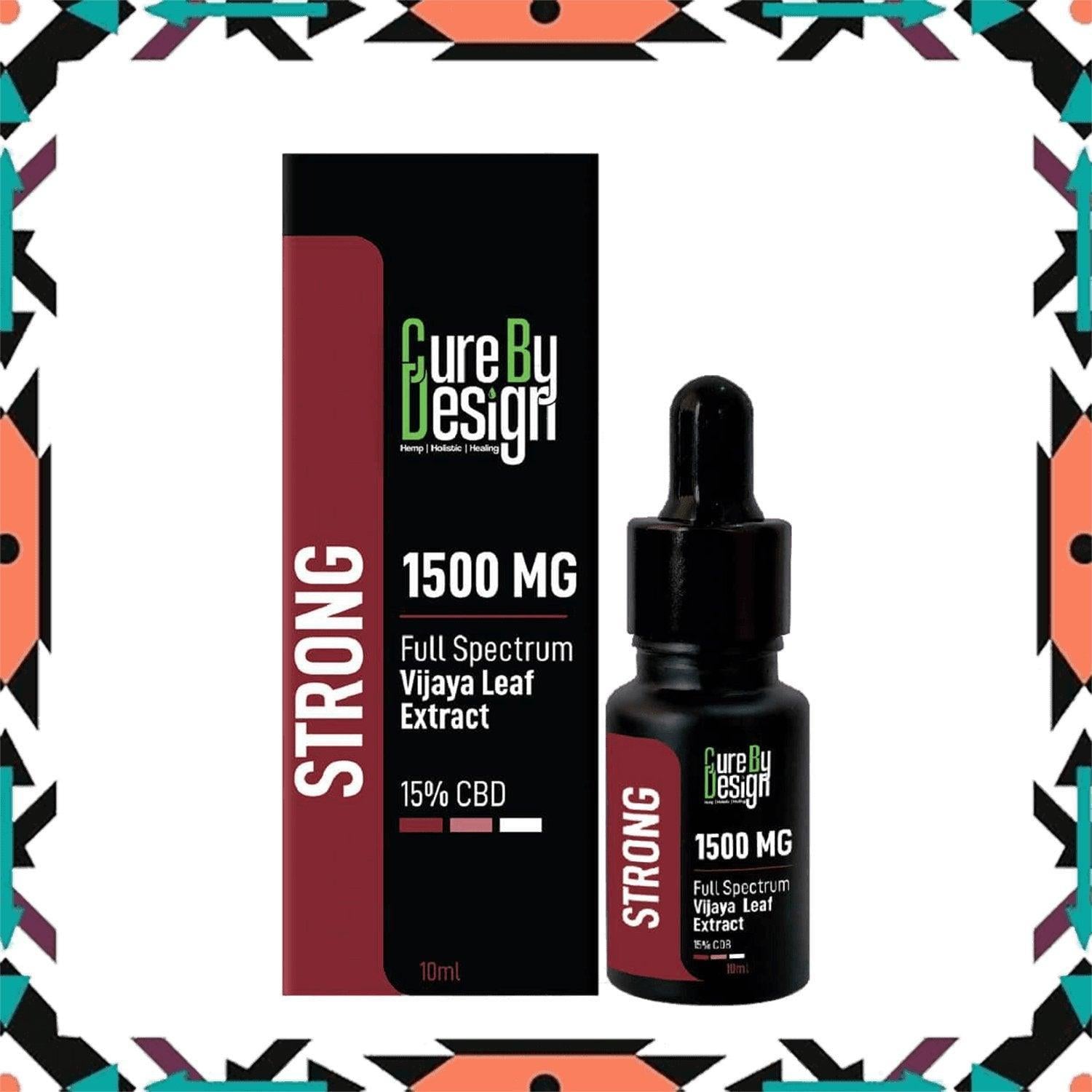 Cure By Design - Full-Spectrum Vijaya Leaf Extract, 1500 MG Strong.