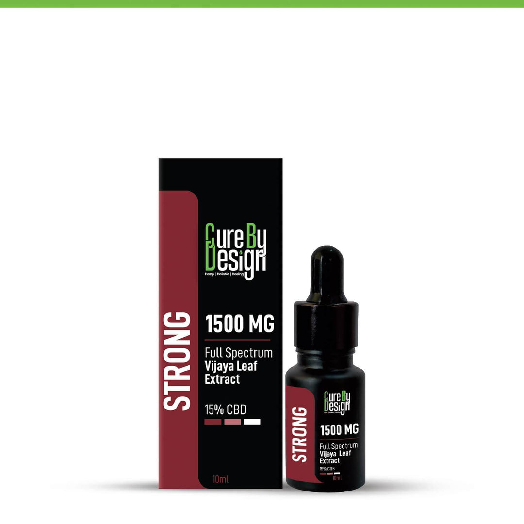 Cure By Design - Full-Spectrum Vijaya Leaf Extract, 1500 MG Strongcbd oil