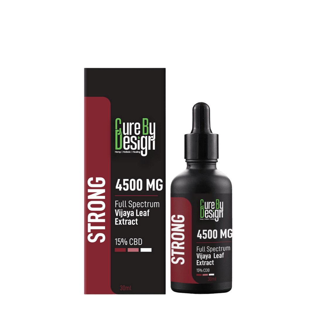 Cure By Design - Full-Spectrum Vijaya Leaf Extract 4500 MG Strong - CBD Store India