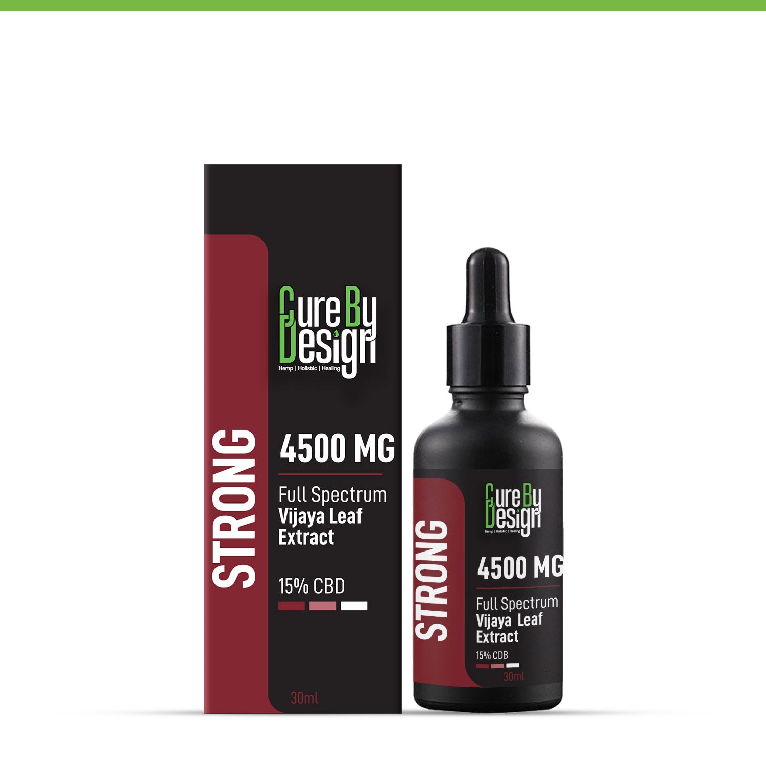 Cure By Design - Full-Spectrum Vijaya Leaf Extract 4500 MG Strong - CBD Store India